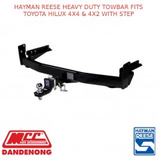 HAYMAN REESE HEAVY DUTY TOWBAR FITS TOYOTA HILUX 4X4 & 4X2 WITH STEP